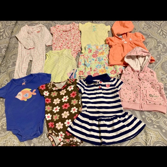 10PCS CARTER’S Baby Clothes Onesies Hoodie